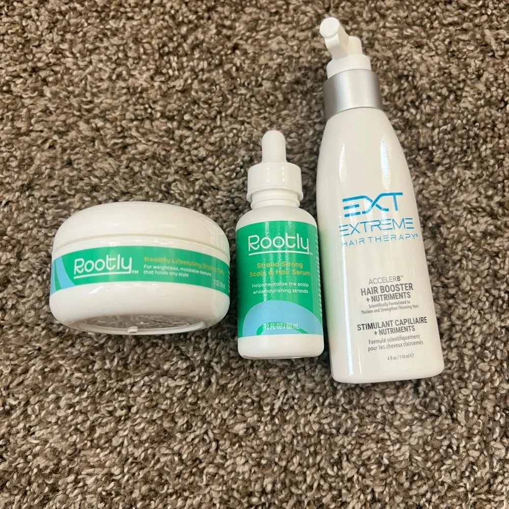 NEW BUNDLE ROOTLY AND EXT HAIR PRODUCTS - Picture 1 of 4